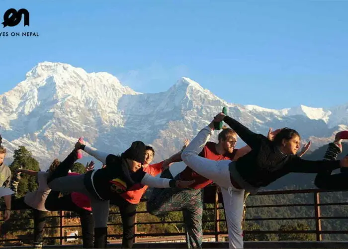 One day yoga retreat in Nepal