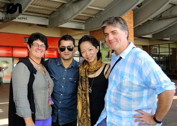 Guest welcoming by Eyes on Nepal