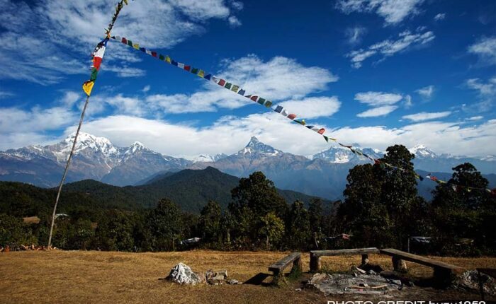 VIEW FROM Australian Camp Day Trek From Pokhara