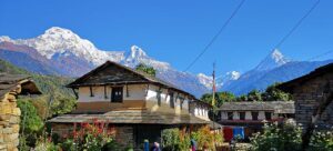 Mountain view from Ghandruk Annapurna