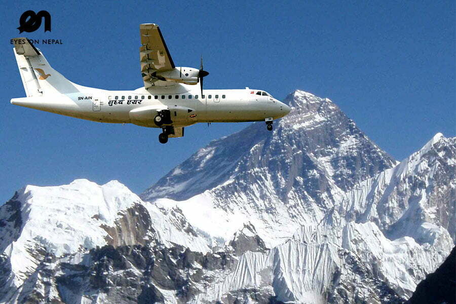 Scenic mountain flight to Everest from Kathmandu
