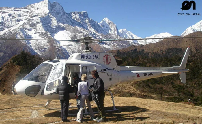 kathmandu to Everest base camp helicopter ride