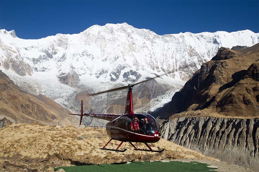 Best time for Annapurna Base camp helicopter tour to ABC