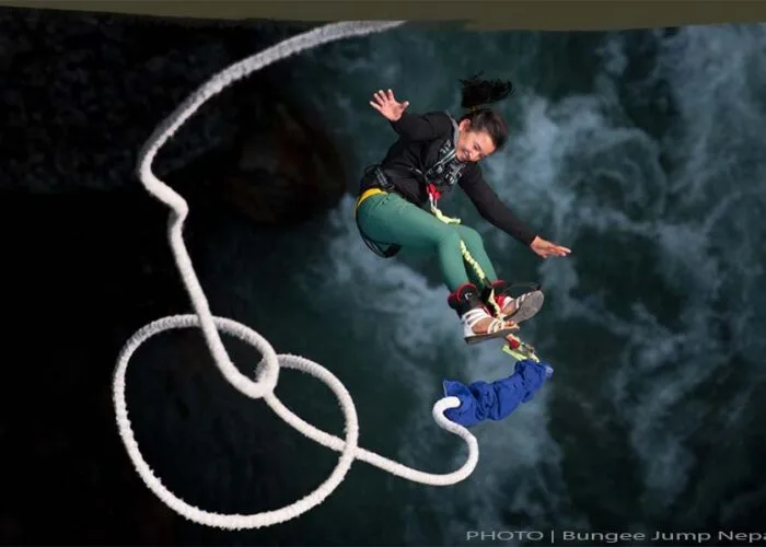 Bungee jumping - extreme adventure